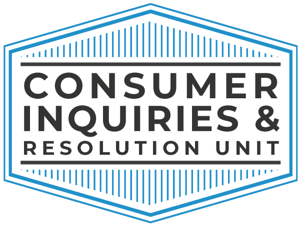 Image For Consumers Inquiries & Resolution Unit 